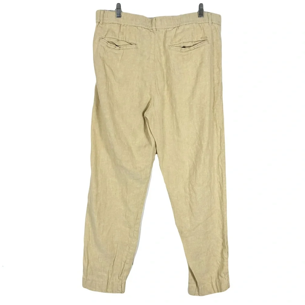 Porter Ash Linen Pants 34 Resort Beach Preppy Summer Casual Comfort Lightweight